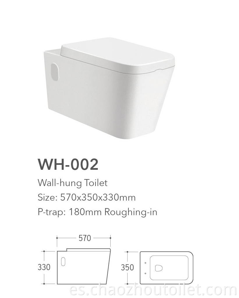 Wh 002 Wall Hung Toilet